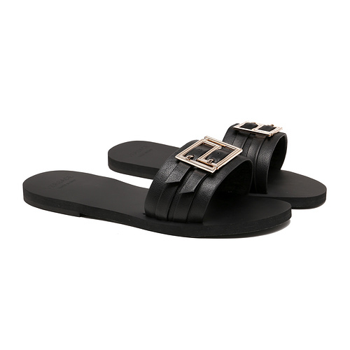 Versace new V buckle flat sandals 35-43-0d249be9